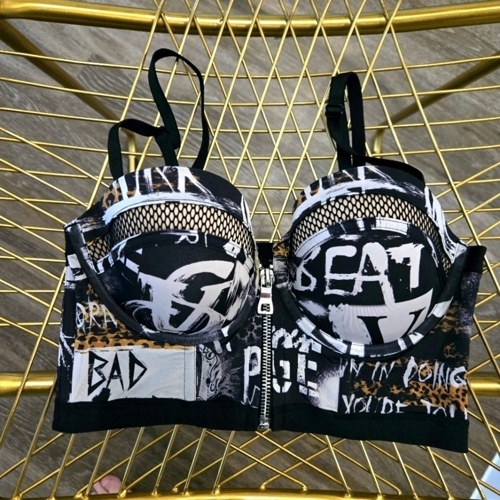 Balmain X Vs | Grafitti Bustier